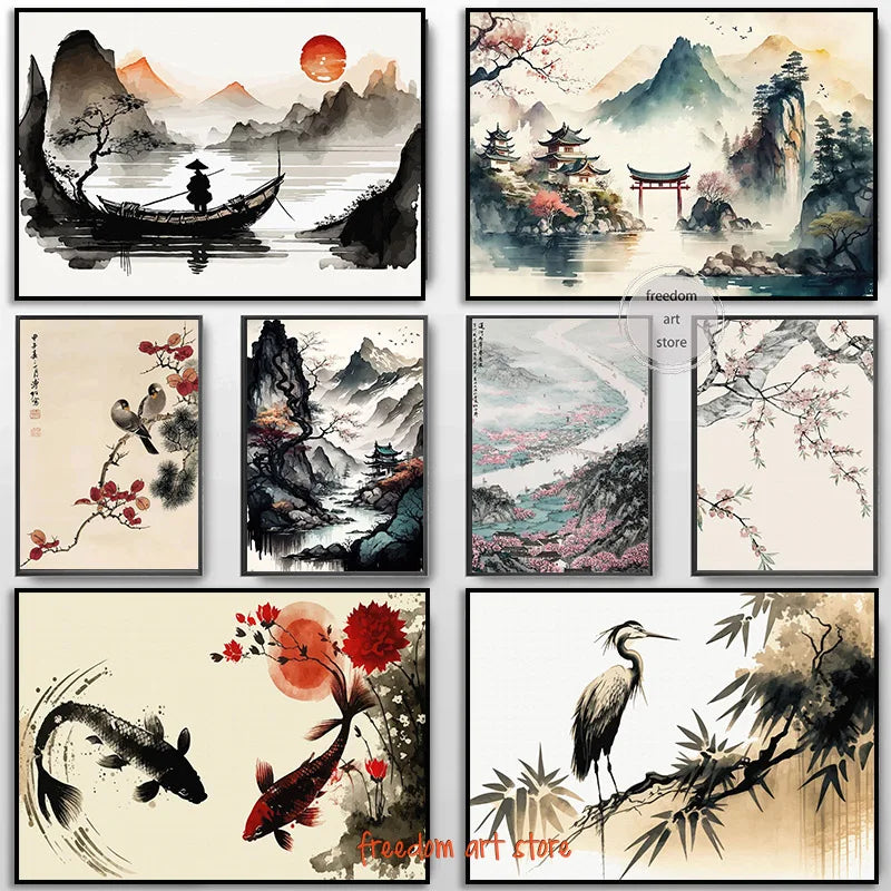 Chinese Landscape & Nature Wall Art Print