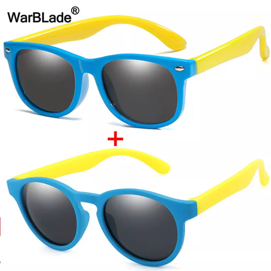 WarBlade Polarized Kids Sunglasses Silicone Flexible Safety Sun Glasses