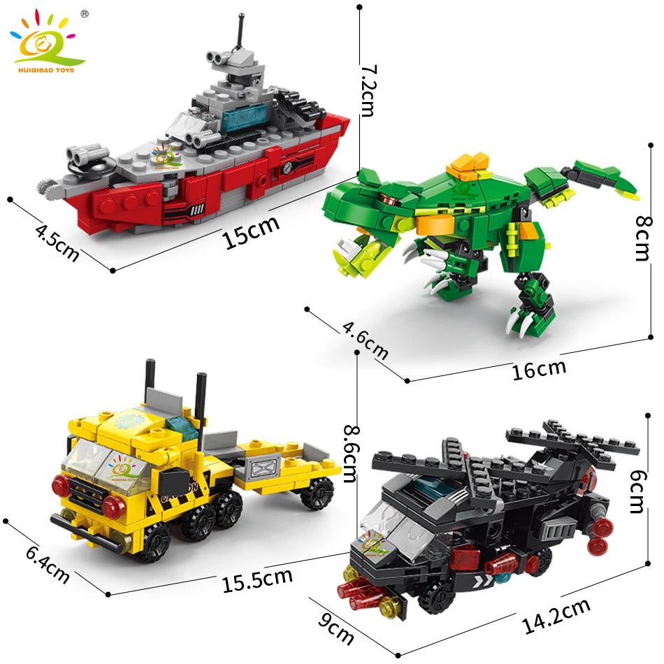 6IN1 Building Blocks vehicle kits