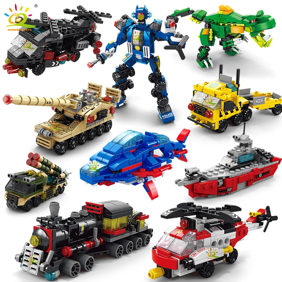 6IN1 Building Blocks vehicle kits