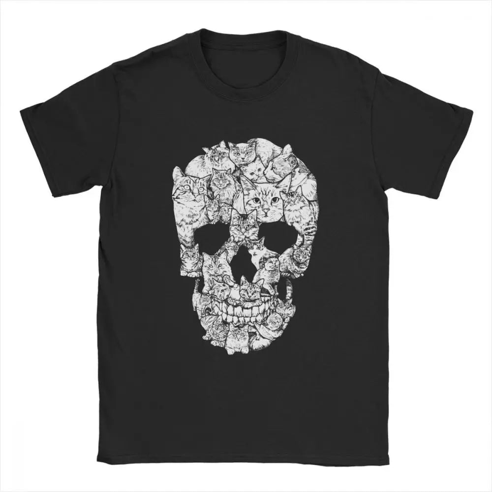 Skull cats T-shirt